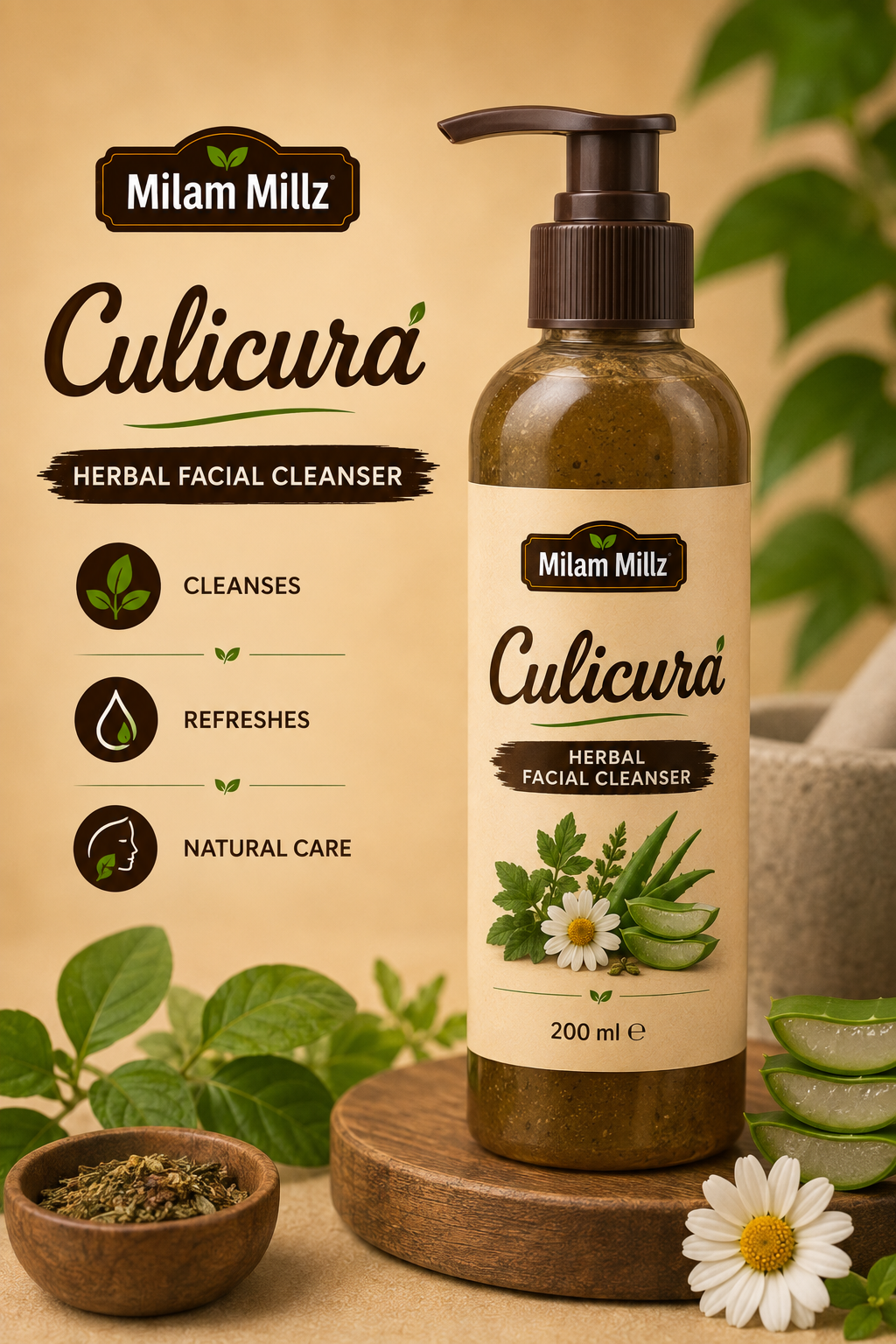Culicura Herbal Facial Cleanser